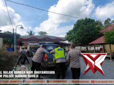 KEGIATAN BANTUAN SOSIAL DALAM RANGKA HARI BHAYANGKARA KE - 80 TH 2026 DIWILKUM POLSEK MADANG SUKU II - PoliceTube