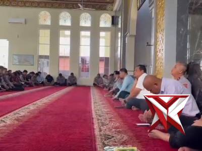 PERSONIL POLRES PALI MELAKUKAN BINROHTAL BERSAMA