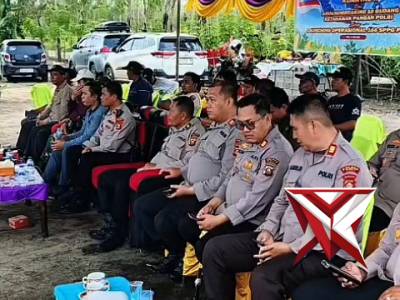 WAKA POLRES PALI BESERTA PJU DAN POLSEK JAJARAN MELAKSANAKAN ZOOM PANEN RAYA JAGUNG SERENTAK