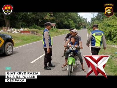 GIAT RAZIA R2 DAN R4 POLSEK CEMPAKA