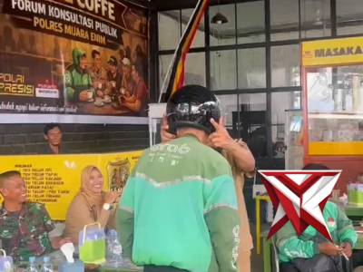 Momentum penuh semangat dan kebersamaan! Peresmian ADO Kafe Polda Sumsel kini dapat disaksikan secar