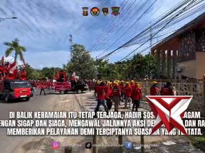 pelayanan unjuk rasa May day SM9
