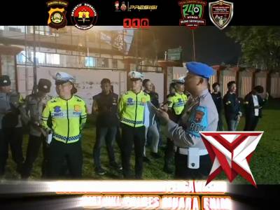Sipropam Polres Muara Enim melaksanakan pengawasan apel KRYD - PoliceTube