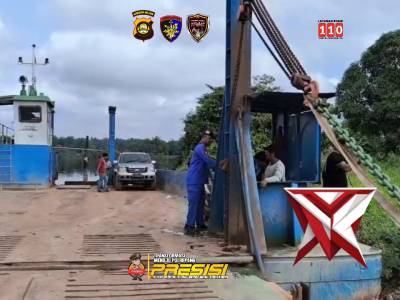 Himbauan di dermaga BKI sungai Lalan..