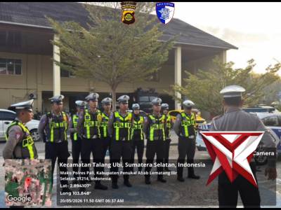 APEL PAGI SATLANTAS POLRES PALI