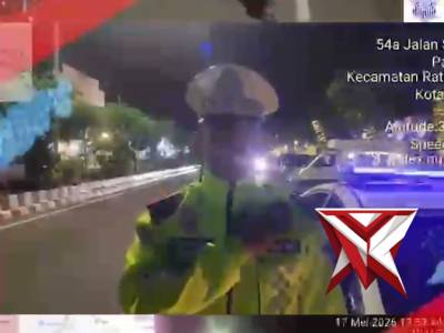 *PATROLI BLUE LIGHT SATLANTAS POLRESTA BENGKULU CIPTAKAN KAMSELTIBCAR LANTAS AMAN DAN KONDUSIF*