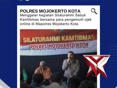 Ngobrol Bareng Ojol, Polisi Pererat Kedekatan dengan Masyarakat