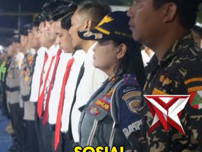 Polres Pacitan melaksanakan kegiatan apel gelar Sabuk Kamtibmas