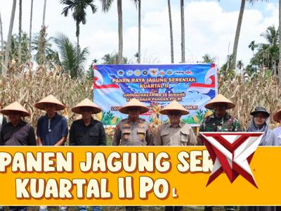 PANEN JAGUNG SERENTAK KUARTAL II POLRES AGAM - PoliceTube