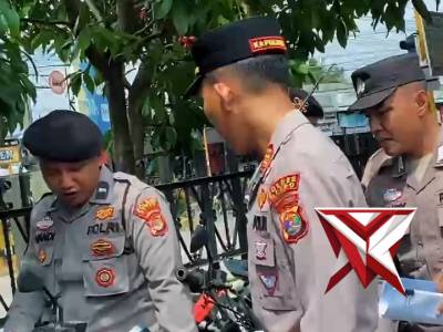 Pengecekan randis dan inventaris Polsek Metro Pusat
