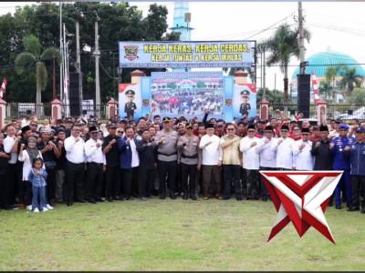 KAPOLDA SUMSEL PIMPIN APEL SABUK KAMTIBMAS