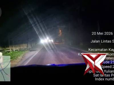 PATROLI SORE SAT LANTAS POLRES OKI