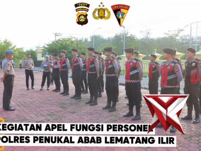 Apel Fungsi Personil Polres Pali