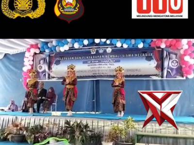 HK 5.Bhabinkamtibmas Hadiri Pelepasan Siswa Kelas IX SMPN 1 Panang Enim ?????