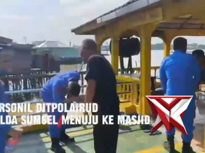Bakti Religi Personil Dit Polairud Polda Sumsel. - PoliceTube