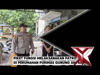 Polsek Gunung Anyar laksanakan apel pagi, dan dilanjuti dengan patroli