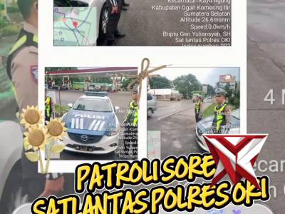 Patroli sore polresokihadir