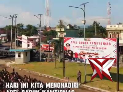 Kapolda Sumsel pimpin langsung Apel Sabuk Kamtibmas "Sinergi Untuk Negeri" di Kabupaten Empat Lawang