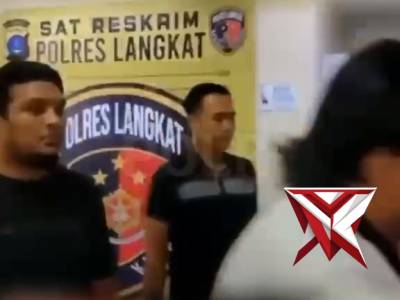 Polres Langkat bersama masyarakat berhasil mengungkap kasus pencurian sepeda motor yang terekam CCTV