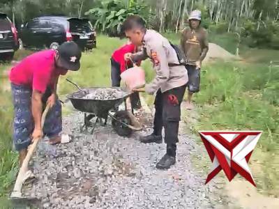 POLRES OKI HADIR AMAN BAE