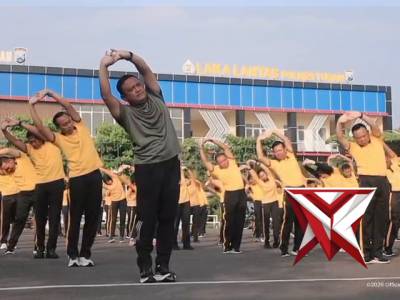 OLAHRAGA BERSAMA POLRES TUBAN