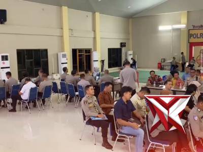Polresta Bengkulu menerima  Tim Penilai Internal pembangunan ZI menuju predikat WBK/WBBM