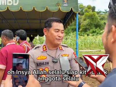 Panen raya jagung serentak polres maluku barat daya
