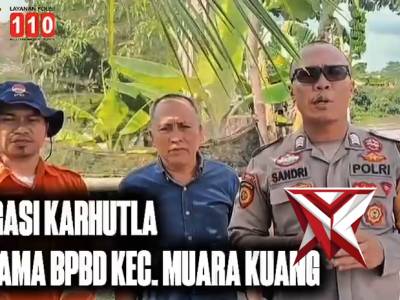 Kegiatan Mitigasi serta Patroli daerah rawan Karhutla yang dilaksanakan oleh Pers Polsek Muara Kuang