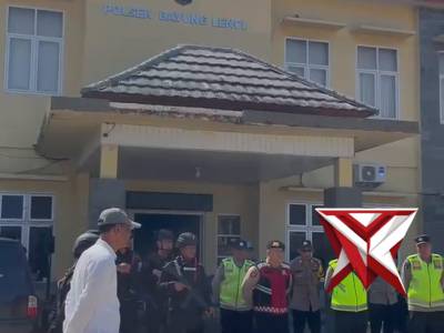 Kegiatan apel pagi polsek bayung lencir