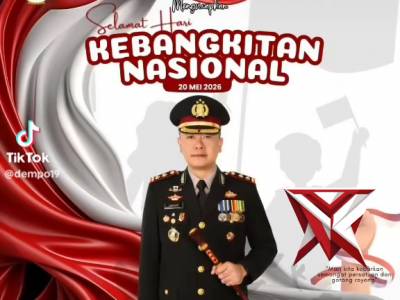 Kapolres Pagaralam beserta staff dan jajaran mengucapkan selamat hari kebangkitan nasional