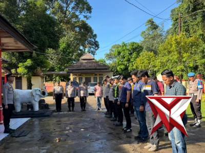 PY 1. Kegiatan Apel Pagi Polsek Tanjung Agung