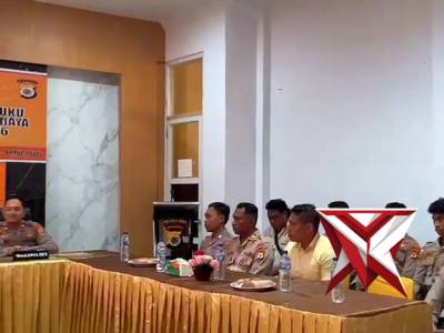Supervisi dit pamobvit semester 1 di polres maluku barat daya