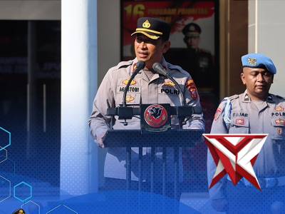 Apel pagi Polres Subang