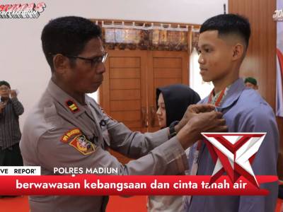 Polres Madiun Siapkan Generasi Hebat dengan BINLAT di Ponpes Jati Diri Bangsa.