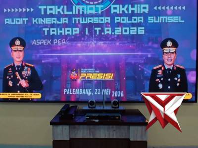 Taklimat Akhir Audit Kinerja Tahap I Itwasda Polda Sumsel