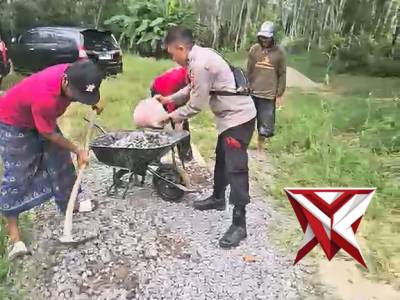 POLRES OKI HADIR AMAN BAE