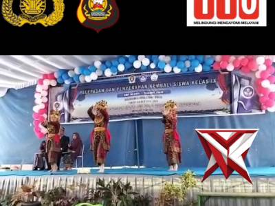 DSG 10.Bhabinkamtibmas Hadiri Pelepasan Siswa Kelas IX SMPN 1 Panang Enim ????? - PoliceTube
