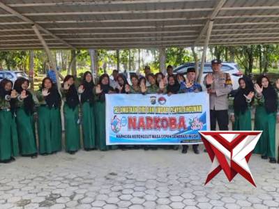 Polsek Bandar Sei Kijang Sosialisasi Anti Narkoba