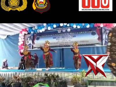 DSG 16.Bhabinkamtibmas Hadiri Pelepasan Siswa Kelas IX SMPN 1 Panang Enim ?????