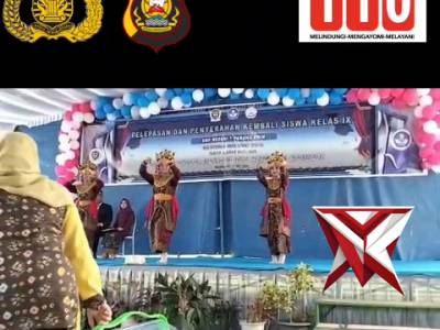 AC 16.Bhabinkamtibmas Hadiri Pelepasan Siswa Kelas IX SMPN 1 Panang Enim ?????