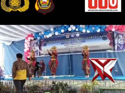 BES 6. Bhabinkamtibmas hadir dalam acara pelepasan dan penyerahan kembali siswa/siswi kelas IX SMP - PoliceTube