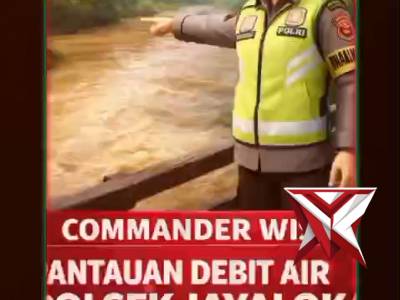 Himbauan kepada masyrkat agar berhatihati pada saat beraktipitas di pinggiran sungai