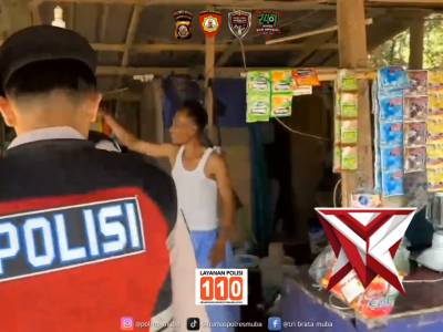 PATROLI SAT SAMAPTA POLRES MUBA CEGAH GANGGUAN KAMTIBMAS