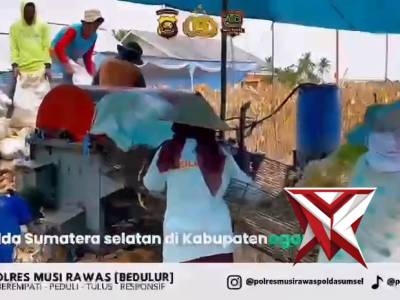 polresmusirawaspoldasumsel PANEN RAYA JAGUNG SERENTAK: Polres Musi Rawas Dukung Swasembada Pangan