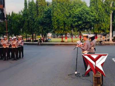 Jum at Ber sholawat satlantas Polres Kudus