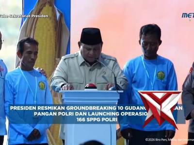Presiden Republik Indonesia Prabowo Subianto secara resmi memimpin groundbreaking.