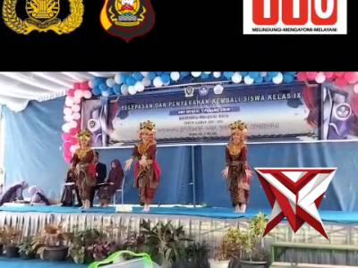 BJ 14. Bhabinkamtibmas Hadiri Pelepasan Siswa Kelas IX SMPN 1 Panang Enim ?????