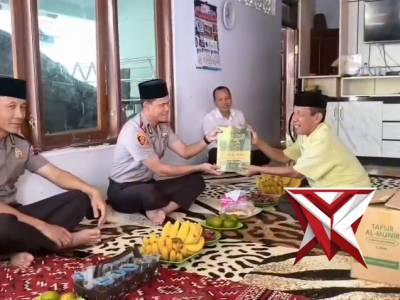 Silaturahmi Kapolres Probolinggo Kota beserta jajaran ke pengasuh Ponpes An Nur Kota Probolinggo
