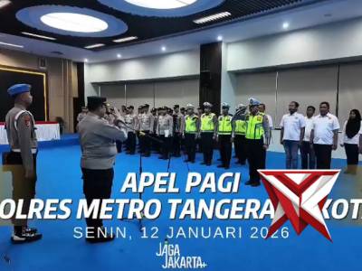 APEL PAGI POLRES METRO TANGERANG KOTA - PoliceTube
