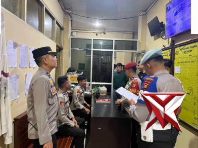 SIE PROPAM POLRES PALI MELAKUKAN PENGECEKAN PIKET FUNGSI